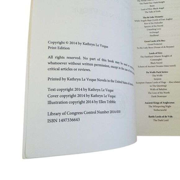 Serpent by Kathryn Le Veque (Sons of De Wolfe) (2014, Paperback) - Picture 5 of 5